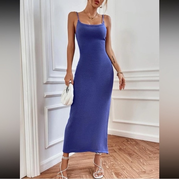 🪞 backless knit maxi dress - Picture 10 of 10